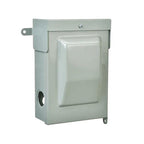 Contractor (10) Pack - A/C Disconnect Switch, Pull Out, Metal Box, 120/240VAC, 30-Amp, 1-Phase, 3-Wire, 2-Pole, Type 3R, Outdoor, UL Listed