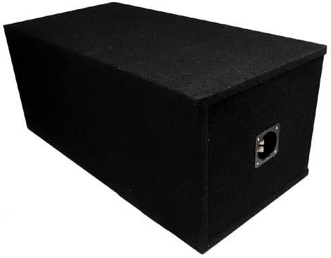 Dual 15" Ported Slot Vented Sub Box Paintable Baffle Subwoofer Enclosure