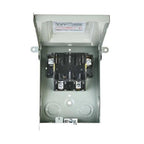 Contractor (10) Pack - A/C Disconnect Switch, Pull Out, Metal Box, 120/240VAC, 30-Amp, 1-Phase, 3-Wire, 2-Pole, Type 3R, Outdoor, UL Listed