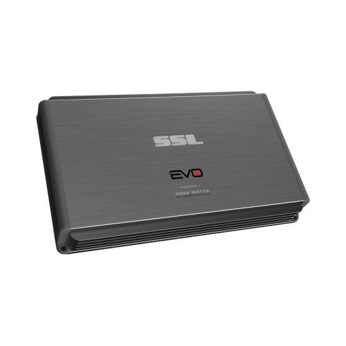 Sound Storm Laboratories SOUNDSTORM EVO4000.1 4000W Monoblock Class D Car Audio Amplifier Amp with Low Level Inputs/RCA Pre-amp Outputs and Variable Low Pass Crossover