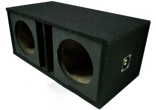 Dual 15" Ported Slot Vented Sub Box Paintable Baffle Subwoofer Enclosure