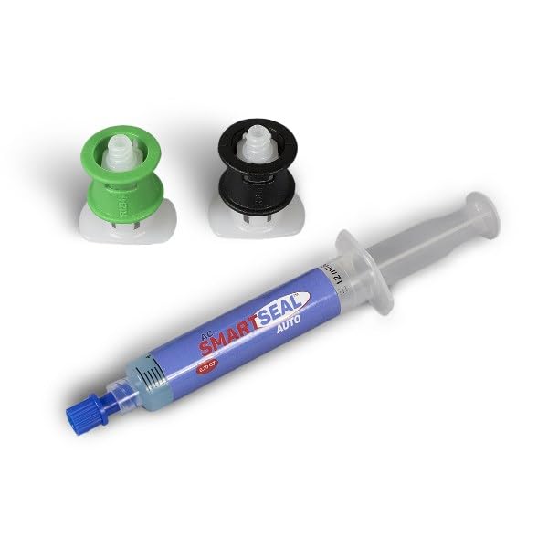 Quick Shot SmartSeal Auto A/C Leak Repair Kit Stop & Seal Metal & Rubber A/C Leaks for Car Air Conditioning, Includes Quick-Connect Adapters, Pack of (5)
