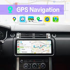 8+128GB 12.3'' Android 13 Car Stereo Navigation for Range Rover Sport L494 2014-2017 Touch Screen with CarPlay/Android Auto | GPS+4G+Split Screen | Plug & Play Upgrade (OEM Bosch System, White)