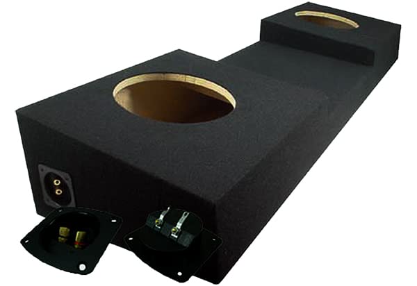 Kicker 43C124 Comp C12 4 Ohm Dual 12" Loaded Truck Subwoofer Box Enclosure