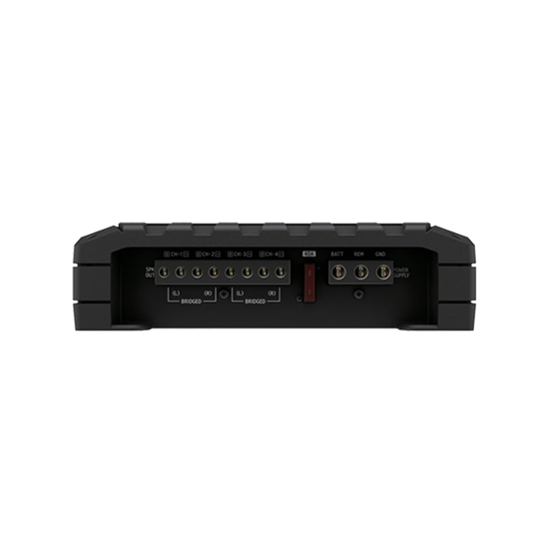 Alpine S2-A36F S-Series Class-D 4-Channel Amplifier, Hi-Res Certified, 60W x 4 @ 4 Ω, 90W x 4 @ 2 Ω