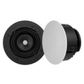 Sonance VX64R Visual Experience Series 6" Medium Round 2-Way Speakers (Pair) Paintable White