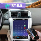 12.1 Inch Tesla Style Vertical Touch Screen Car Stereo, Android 15.0 Radio with GPS Navigation & CarPlay, Multimedia Player Head Unit Compatible with Volvo XC60 2009-2017 (4+64GB)