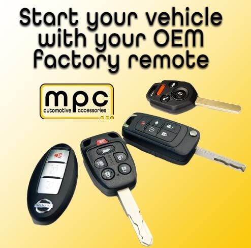 MPC Complete Remote Activated Remote Start Kit Compatible with Scion xD 2011-2014 - with T-Harness - Firmware Preloaded