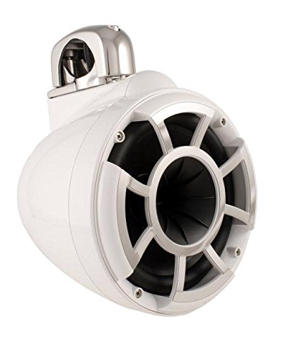 Wet Sounds REV10 10 in White Swivel Tower Speaker Bundle