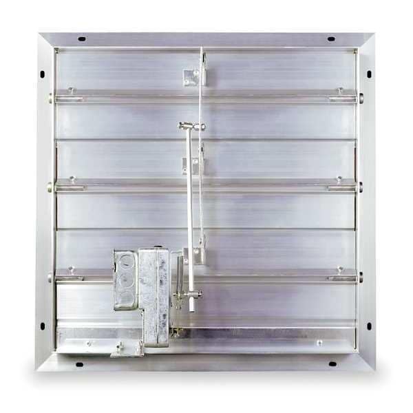 Dayton Mtrzd Damper,For Fan Dia. 24",100-240V 3C315-1 Each