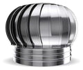 Home Use 304 Stainless Steel Wind Turbine Generator Kit Horizontal&Vertical, Off-Grid Battery Charging w/Controller, 3-in-1 Chimney Cap&Roof Ventilator