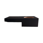 Custom Single 10" Subwoofer Enclosure Compatible with 2022-2026 Tundra Crew Max- Under Seat Sealed Sub Box- Custom Fit-Black