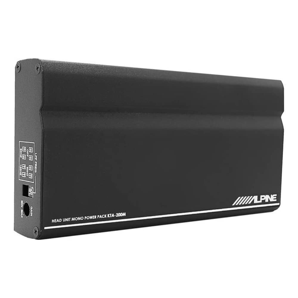 Alpine KTA-200M Mono 400-Watt Power Pack Amplifier