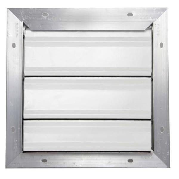 Dayton 36" Backdraft Damper / Wall Shutter, 36-1/2" x 36-1/2" Opening Required - 3C310