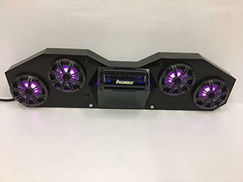 SD CABBT4B RGB -CanAm Maverick & Commander Stereo System BT UTV Side by Side (4-6.5" Marine Speakers)