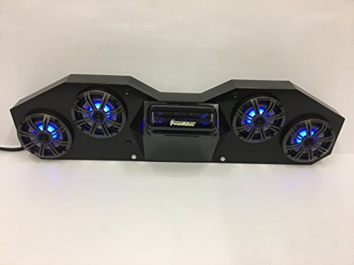 SD CABBT4B RGB -CanAm Maverick & Commander Stereo System BT UTV Side by Side (4-6.5" Marine Speakers)
