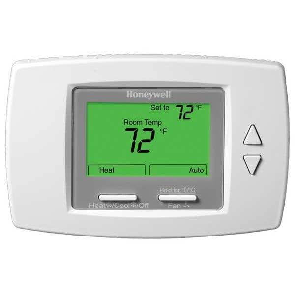 Honeywell Horizontial Mount Fan Coil thermsotat- SuitePRO - Black and White - TB6575A1000/U TB6575-10