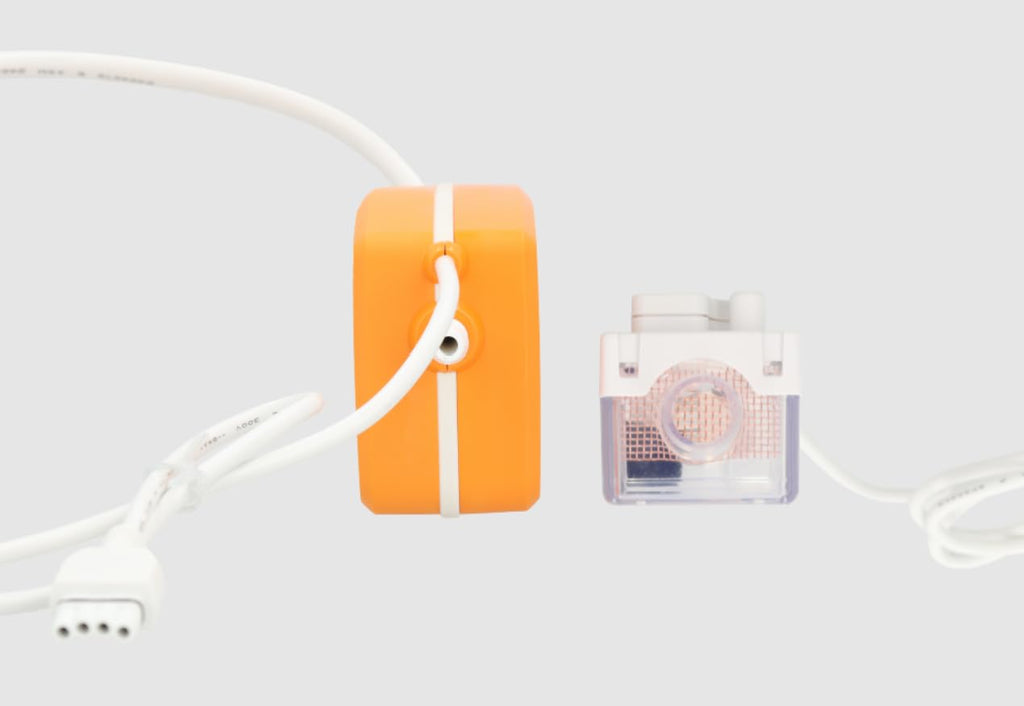 Aspen Silent+ Mini Orange Gen 5 Condensate Pump – Ultra Quiet 16dB(A), Variable Speed, Universal Mini-Split HVAC Pump, Ceiling & Floor Install - FP3430/MG