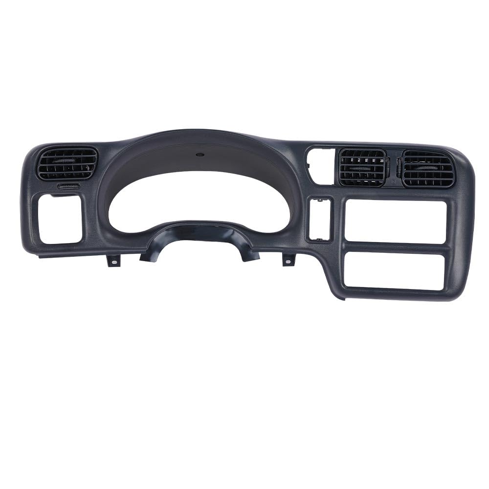Dash Radio Bezel Grey Compatible with Chevy Blazer S10 GMC Jimmy Sonoma 1998-2004/ Fit for Vehicle with Double Din Radio