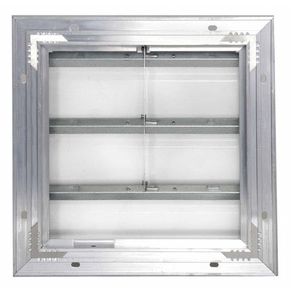 Dayton 36" Backdraft Damper / Wall Shutter, 36-1/2" x 36-1/2" Opening Required - 3C310