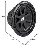 Kicker C10 Dual 10" Loaded Sub Box Fits 2009-2012 Ford F-150 SuperCrew