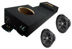 Kicker 43C124 Comp C12 4 Ohm Dual 12" Loaded Truck Subwoofer Box Enclosure