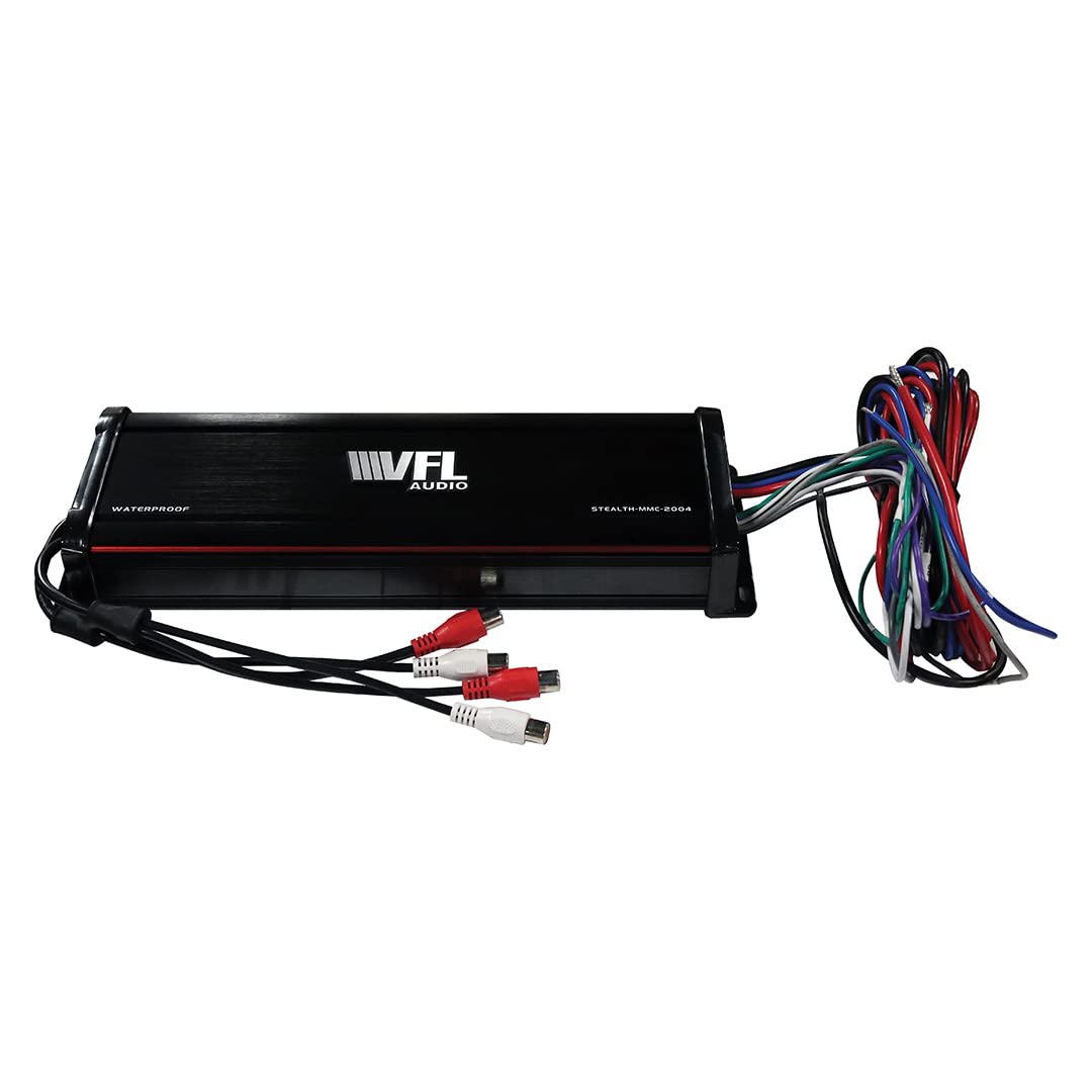 American Bass VFL Stealth Marine Mini Amplifier, 4-Channel, 1000W Max