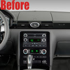 PHEZEN 10 inch Touchscreen Car Stereo Fit for Mercury Sable 2008-2009, Android 13 Double Din Car Radio with Carplay & Android Auto in-Dash Navigation BT Mirror Link WiFi Backup Camera 2+32G