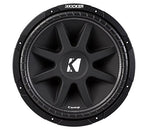 KICKER 43C154-N Comp C15 Single 15" Subwoofer with Vented Port Box 4 Ohm