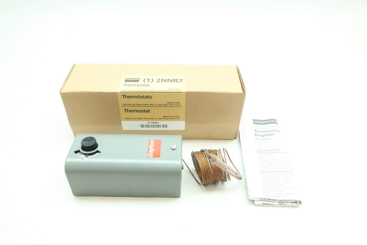 DAYTON 2NNR7 Thermostat -30 to 90F 120/208/240V-AC D659111