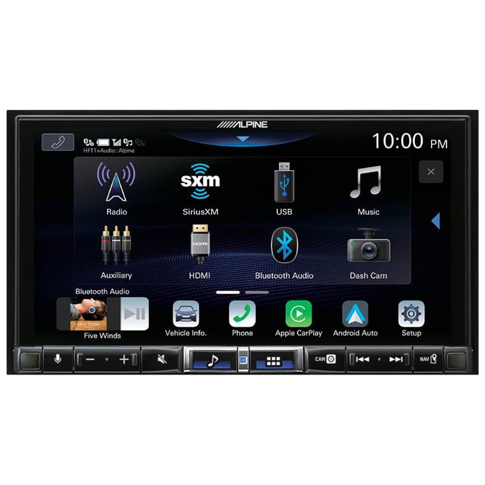 Alpine ILX-507 7" Multimedia Receiver (Doesn't Play Disc) with CarPlay/Android Auto and SiriusXM Tuner