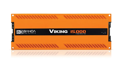 1-Channel Vehicle Audio Bass Amplifier - High-Powered Mono Bass Amplifier w/Subsonic Filter and Low Pass Filter Stable at 1 ohm, LED Indicators, Sound Specialization, Orange - Banda ICEX800.1ORANGE