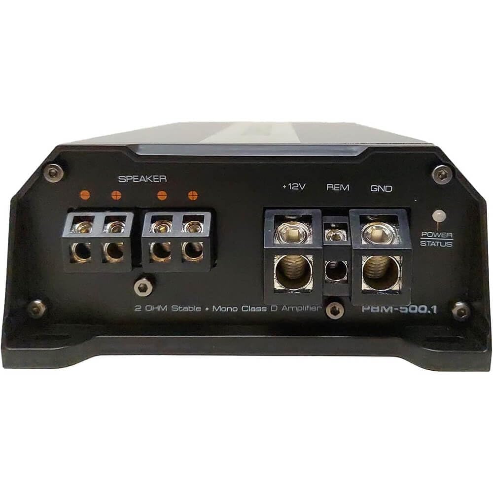 PowerBass PBM-500.1-500Watt x 1 (2 ohm) Mono Mini Amplifier
