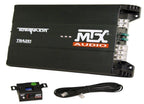 Audiosavings Bundle: Terminator TNP212D2 1200 Watt 2 Ohm Dual 12 Subwoofers/Sub Box/Amp Package Bundle with Free Dual 4" 30w Bluetooth Boombox Speaker w/USB, SD, LED+Remote (2 Items)