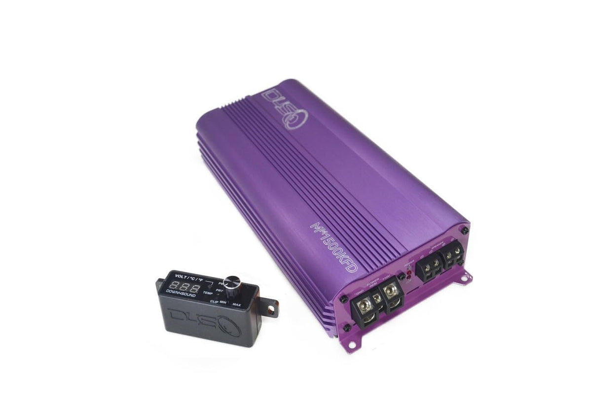 MM1500KFD Mini Maxx Purple 1500W RMS Mini Full Bridge Monoblock Car Audio Amplifier