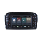 7" Touchscreen Navigation GPS Head Unit Radio CarPlay AndroidAuto WiFi Compatible with Mercedes R230 SL350 SL500 SL55 SL65 AMG with Bose / D2B Soundsystem