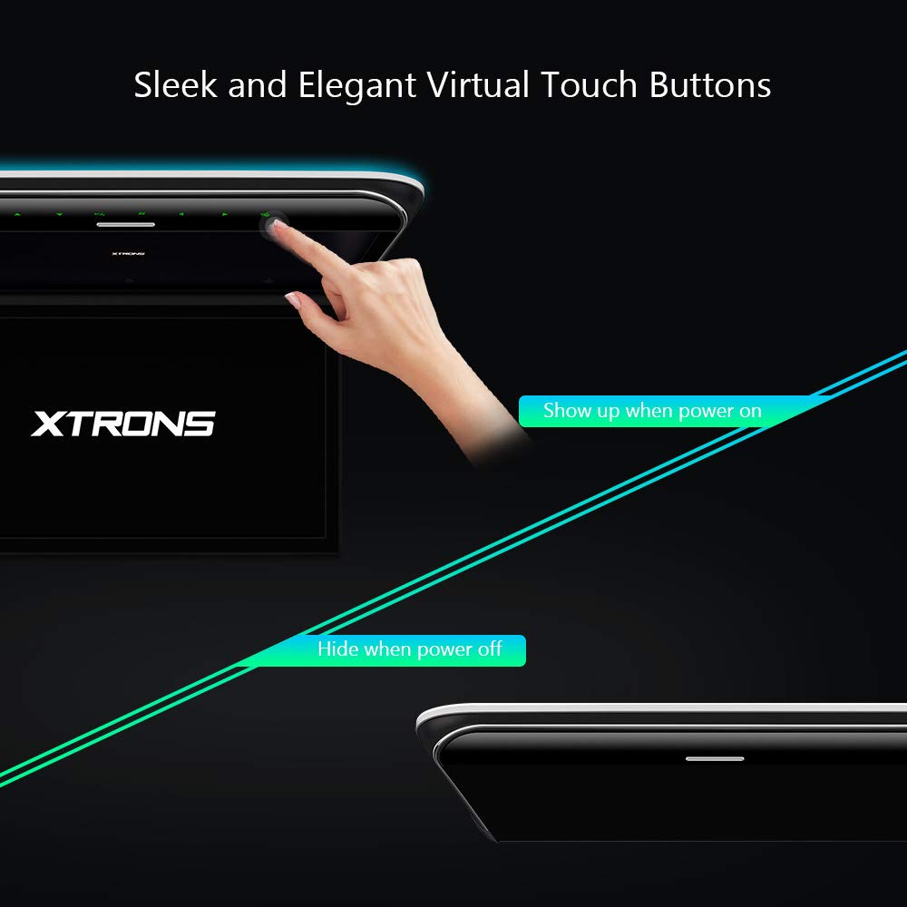 XTRONS 19.5 Inch Car Overhead Player, with HDMI, Built-in Speaker, AV Input