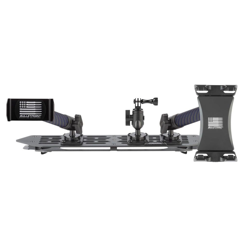 Bulletpoint RubiGrid Multiple Device Dash Mount Platform for Phone, Tablet & Action Camera Compatible with 2018–2023 Jeep Wrangler JL (NOT 4xe) & 2020–2023 Gladiator