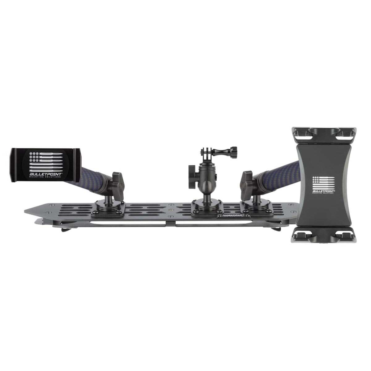 Bulletpoint RubiGrid Multiple Device Dash Mount Platform for Phone, Tablet & Action Camera Compatible with 2018–2023 Jeep Wrangler JL (NOT 4xe) & 2020–2023 Gladiator