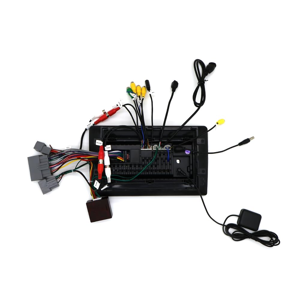PHEZEN 10 inch Touchscreen Car Stereo Fit for Fusion 2006-2009, Android 13 Double Din Car Radio with Carplay & Android Auto in-Dash Navigation BT Mirror Link WiFi Backup Camera 2+32G