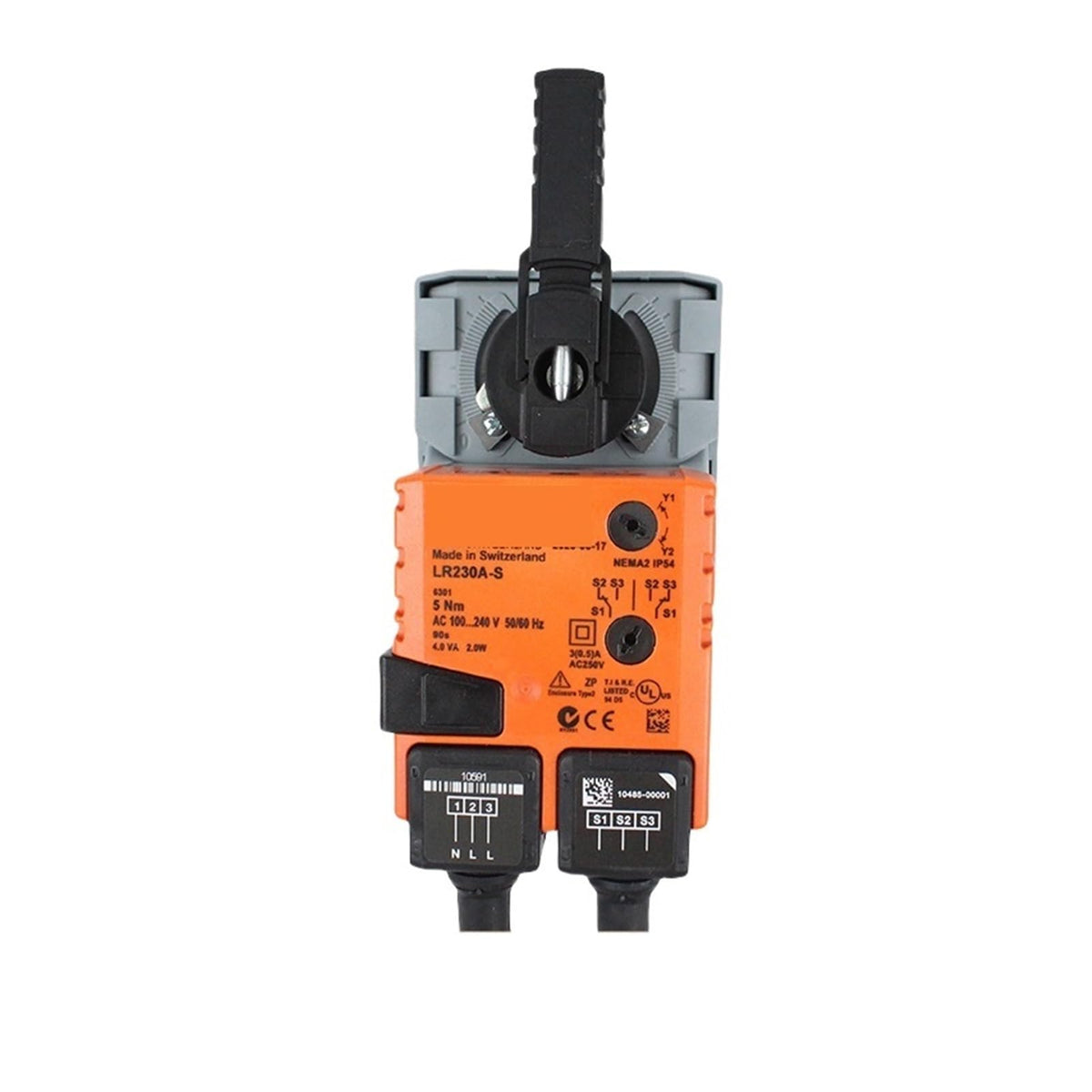 LR230A LRU230 LR230A-S AC230V Open-Close 5NM Valve act uator HVAC Systems Building Ventilation 1pcs(LR230A)