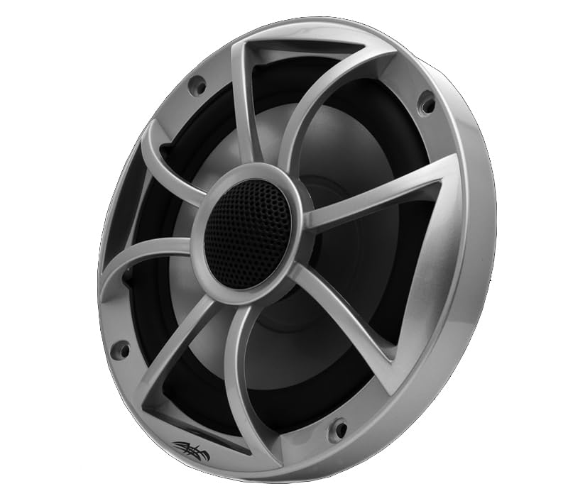 Wet Sounds - Two Pairs of Recon 6-S Sliver 6.5" Speakers and A Kicker KXMA400.4 Marine Amplifier