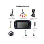 7" Touchscreen Navigation GPS Head Unit Radio CarPlay AndroidAuto WiFi Compatible with Mercedes R230 SL350 SL500 SL55 SL65 AMG with Bose / D2B Soundsystem