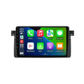 Radio for BMW 3 Series E46 M3 1998-2006 Stereo Upgrade Dash Kit Car GPS Navigation,2+32GB 9" IPS Touch Screen Head Unit with Car-Play & Android Auto/SWC/Rear View