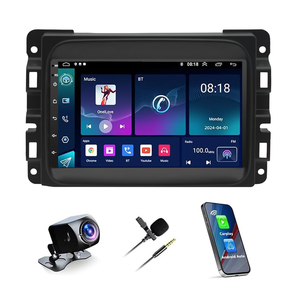 7Inch Double Din Car Stereo Radio for Dodge Ram 2013-2018
