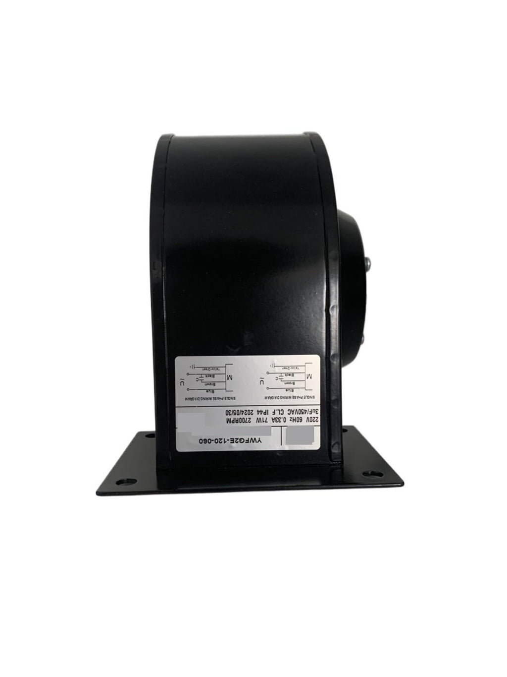 AC 220/230V 200m³/h 120CFM 120MM Forward Centrifugal Blower