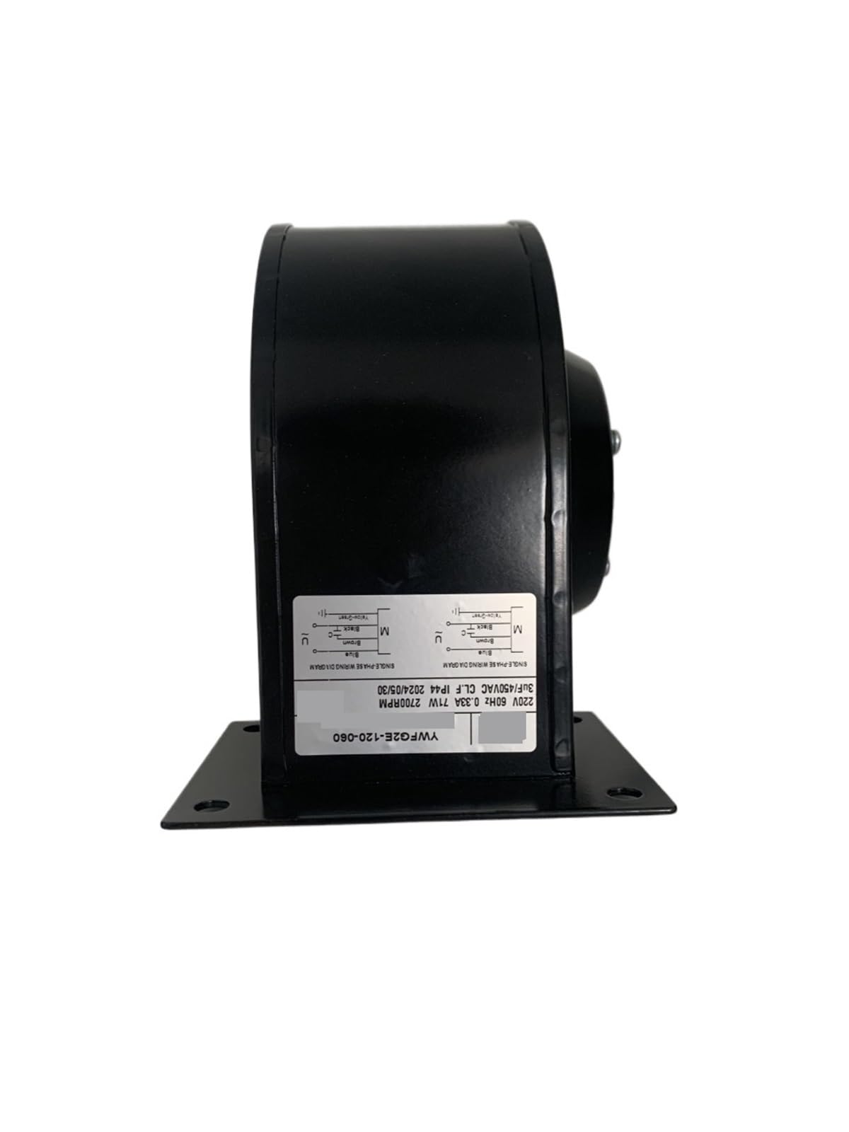 AC 220/230V 200m³/h 120CFM 120MM Forward Centrifugal Blower