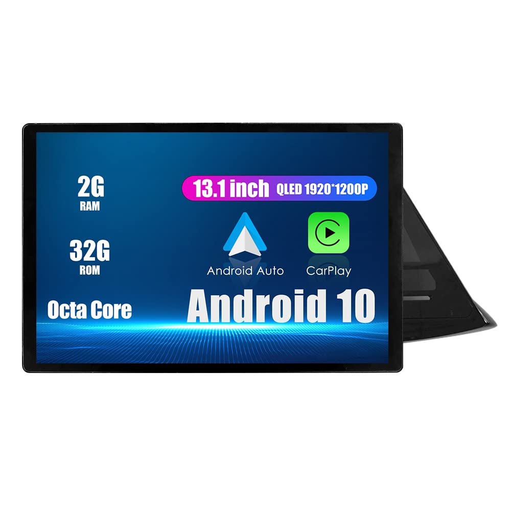 Android Radio 13.1" Car Stereo Autoradio Navigation Headunit Multimedia Player GPS Touchscreen RDS DSP BT WiFi Carplay Replacement for Toyota Izoa C-Hr 2015-2019, if Applicable