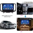 9-inch HD Car Stereo for Infiniti G25 G35 G37 (2006-2014), Android 13 Radio with Wireless CarPlay & Android Auto, 5G WiFi, Supports Factory Camera & SWC 4+64G