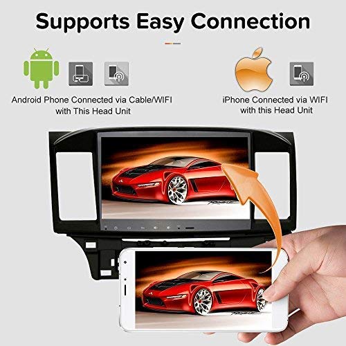 Android Car Stereo for 2008-2013 Mitsubishi Lancer EVO X Ralliart with Rockford Fosgate AMP GPS Navigation Radio